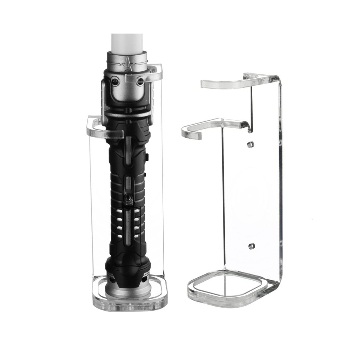 Lightsaber Wall Mount Stand Light Saber Display Rack Wall Holder-Included Screws Hardwares for Most Lightsabers A