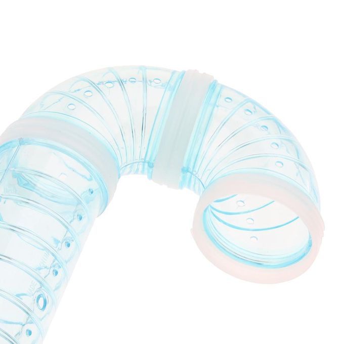 Hamster External DIY Pipeline Tunnel Fittings Tube Exercise Cage Blue
