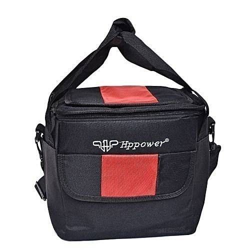 Children Kids School Lunch Bag-Black/Red