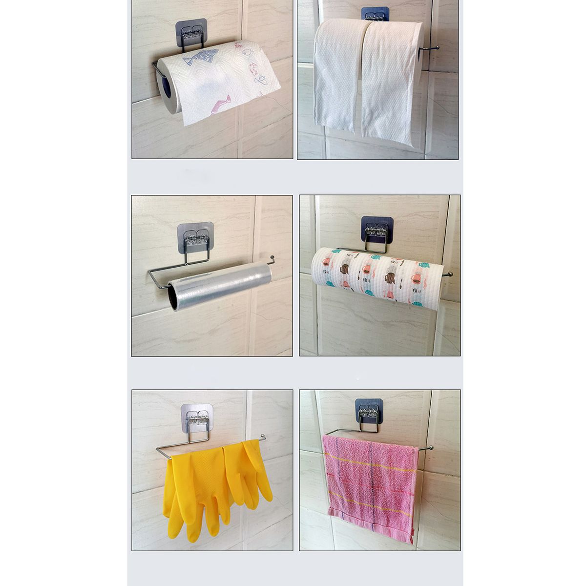 Towel Bar Power Towel Holder Bath Towel Clothes Hanger