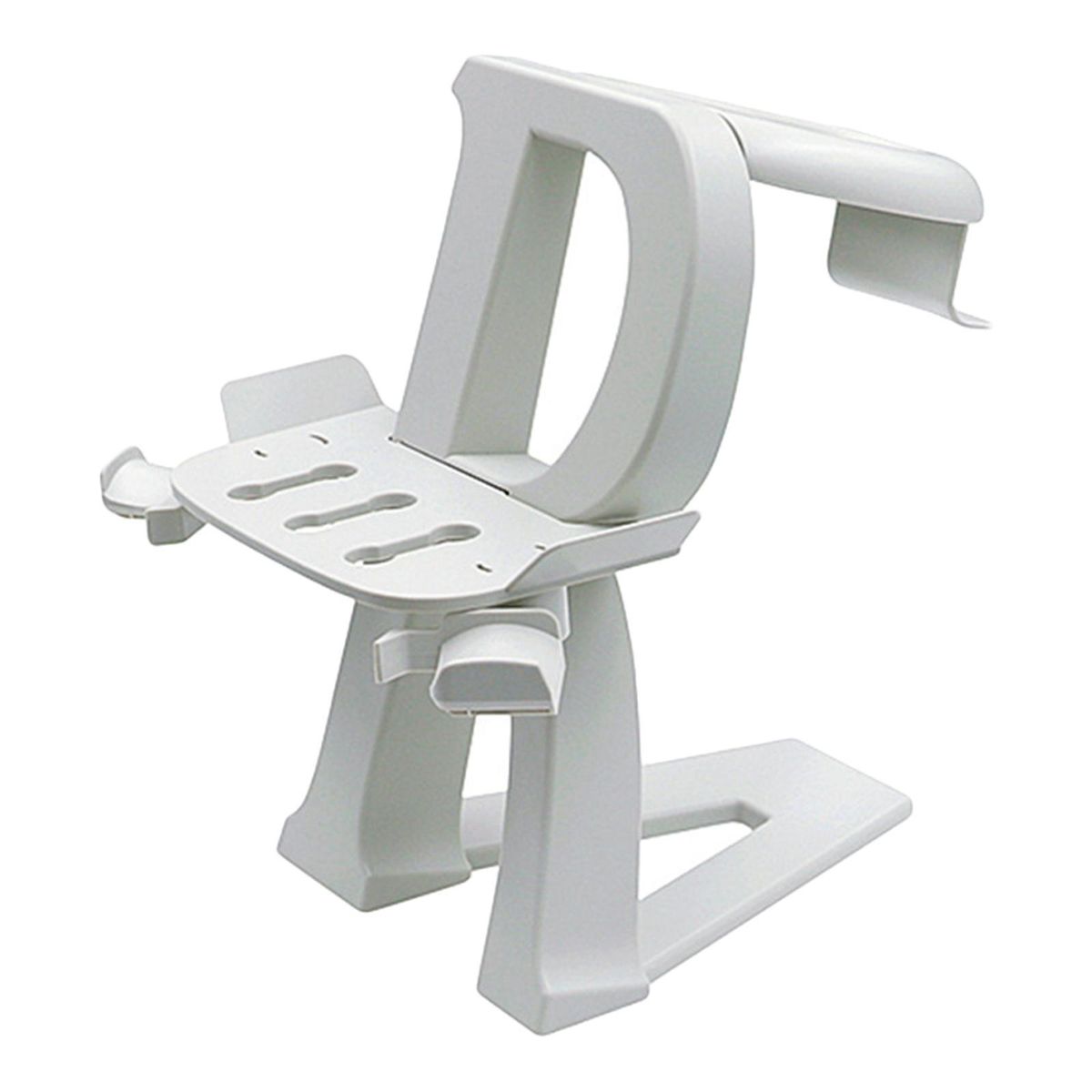VR Stand Made Of Plastic For Quest 2 Space-saving Parts White