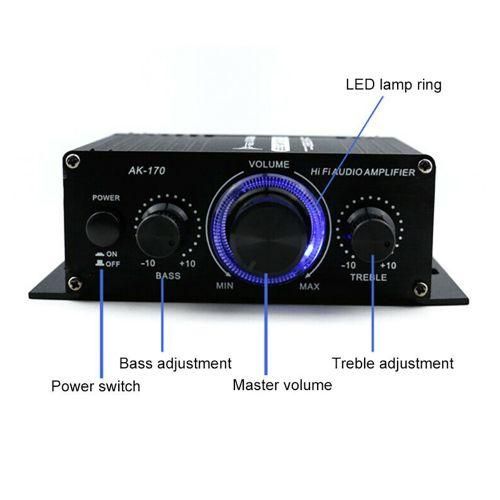 12V Mini Audio Power Car Amplifier Digital Audio