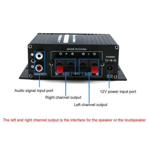 12V Mini Audio Power Car Amplifier Digital Audio