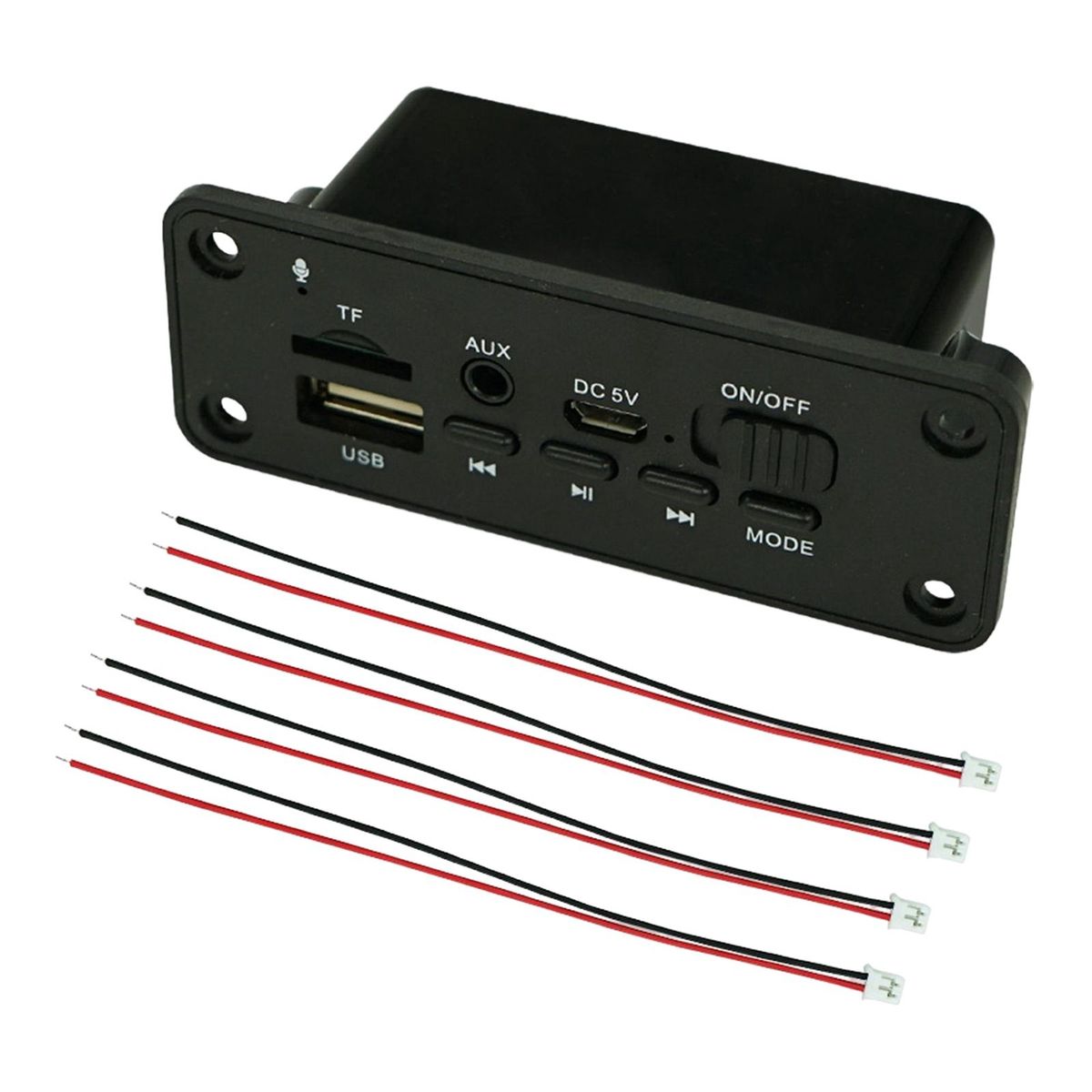 Mini Bluetooth 5.0 MP3 Player Decoding Board Amplifier Control With RC