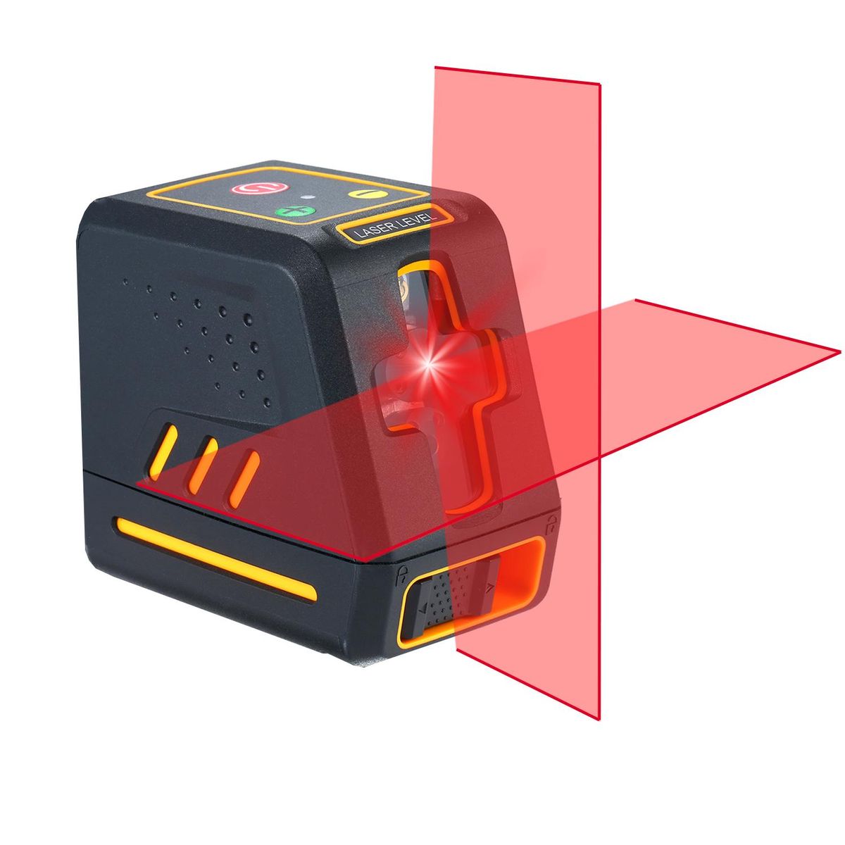 Laser Level Professional Horizontal and Vertical Cross Line Self Leveler Auto-Leveling Spirit Level Self-Leveling Selectable Laser Lines Adjustable Brightness Red Beam T07