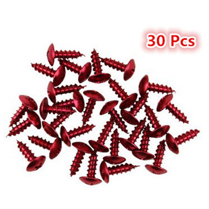 30 Pcs 2cm Length Colorful Dirt Pit Bike Bolts Kit Fastener