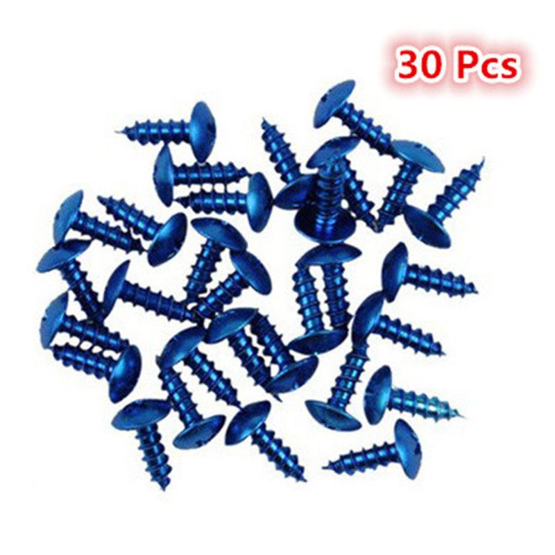 30 Pcs 2cm Length Colorful Dirt Pit Bike Bolts Kit Fastener