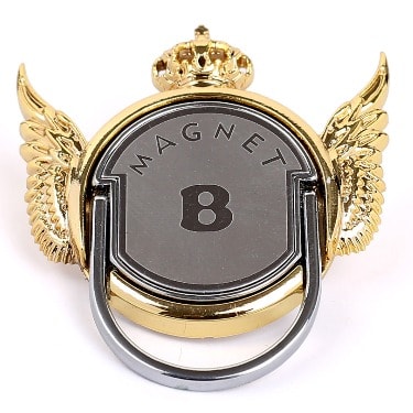 Magnet Crown Wings Ring Phone Holder- Gold