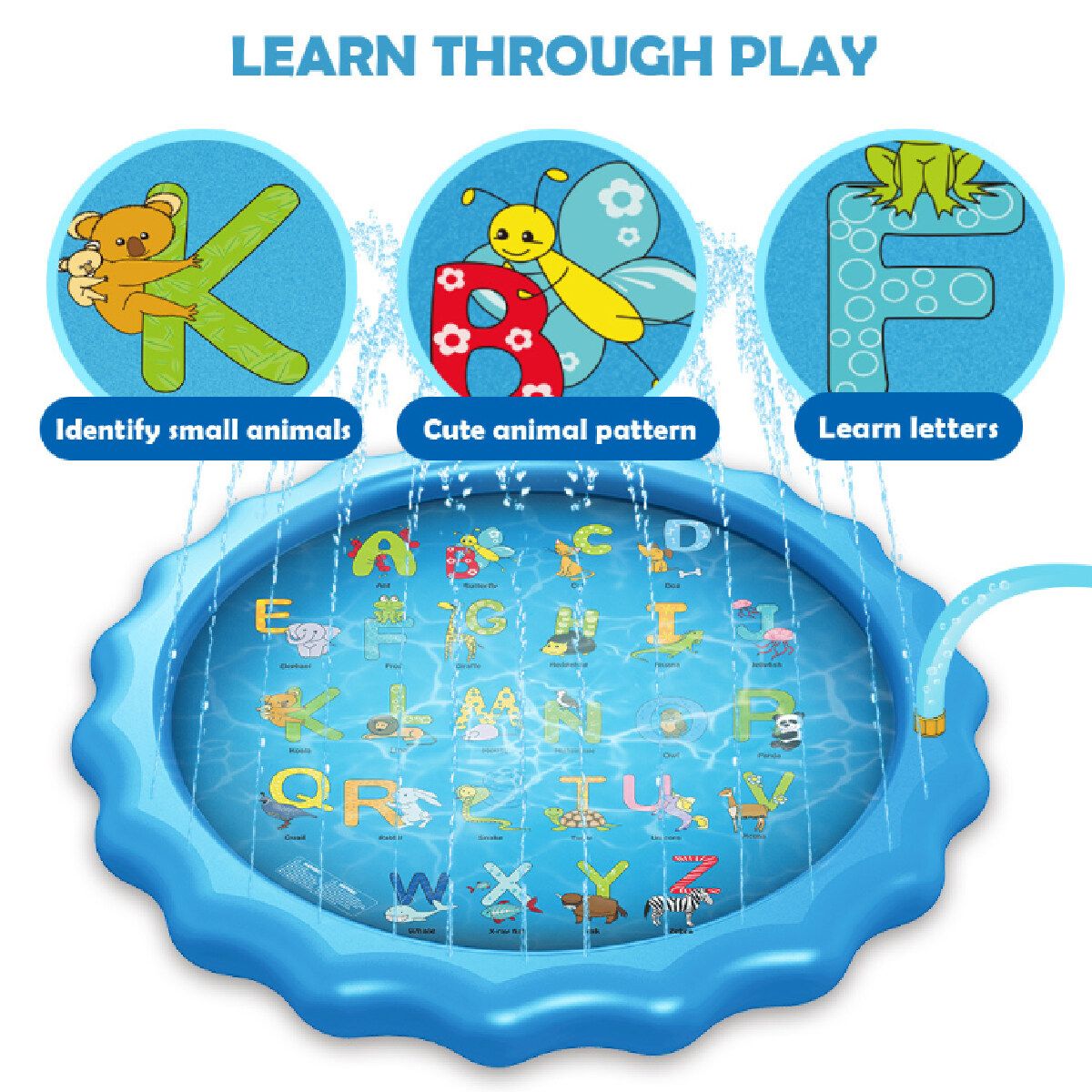 Sprinkle And Splash Play Mat For Summer Swimming Pool Party