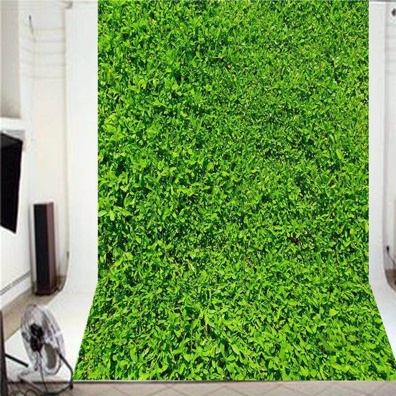 3x5FT Bright Green Grass Vinyl Photography Background Studio Backdrop Props