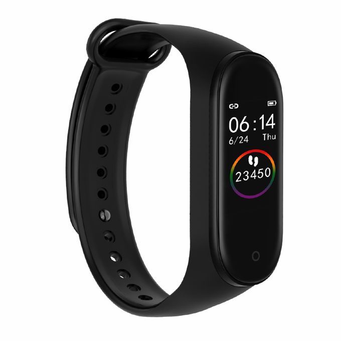 Bluetooth Smart Bracelet Waterproof Sport Fitness Watch - Black