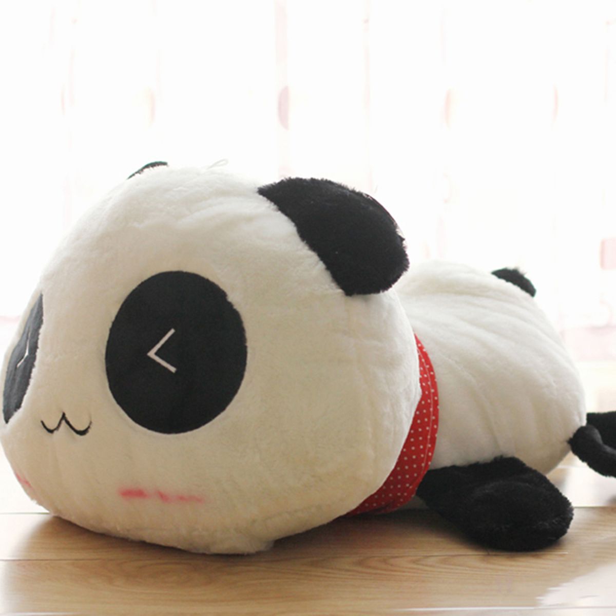Home Cute Soft Stuffed Panda Plush Doll Cotton Pillow Toy Bolster Gift