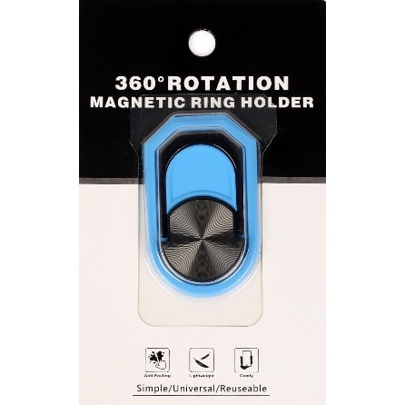 360 Rotation Magnetic Ring Holder- Sky Blue