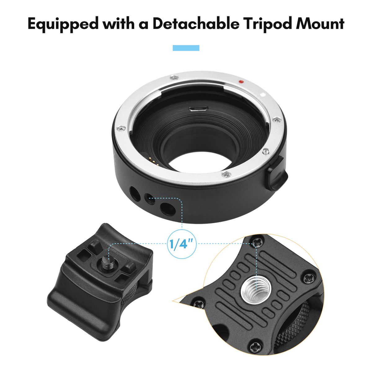 EF-FX II Lens Mount Adapter Ring Auto Focus