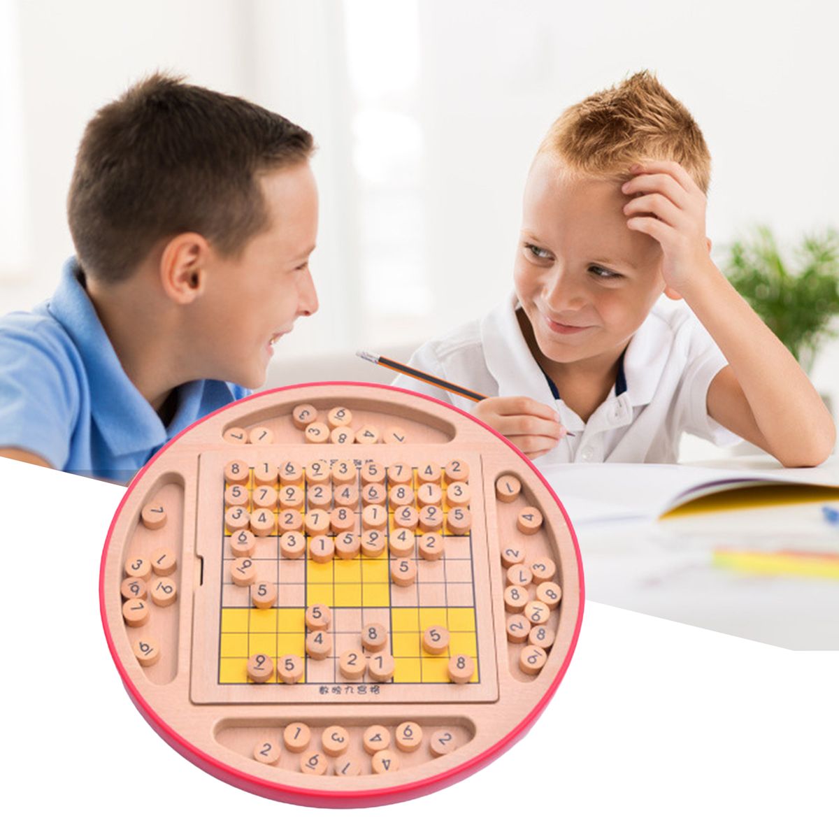 1 Set Games Fine Workmanship Multifunctional Wood-Pink