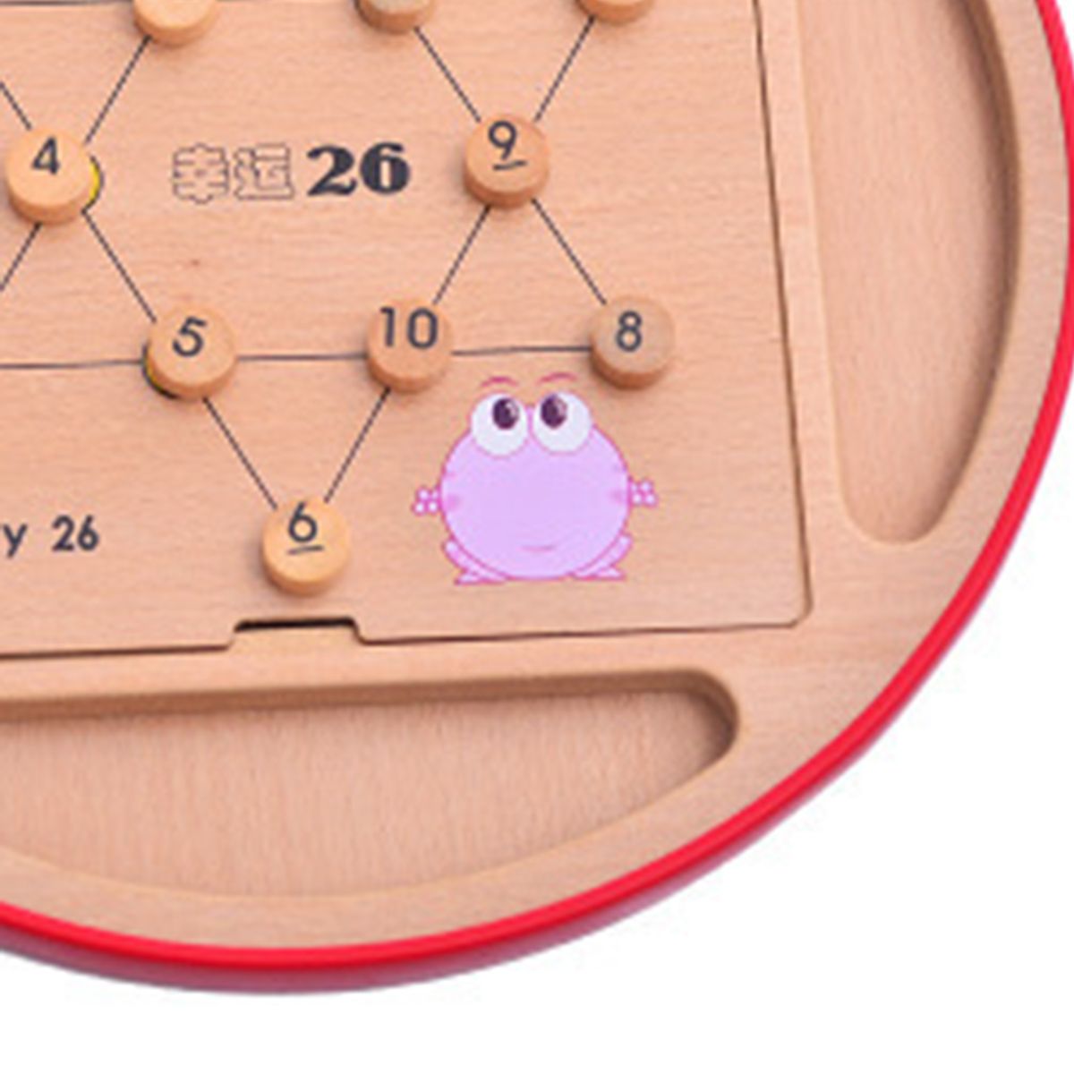 1 Set Games Fine Workmanship Multifunctional Wood-Pink