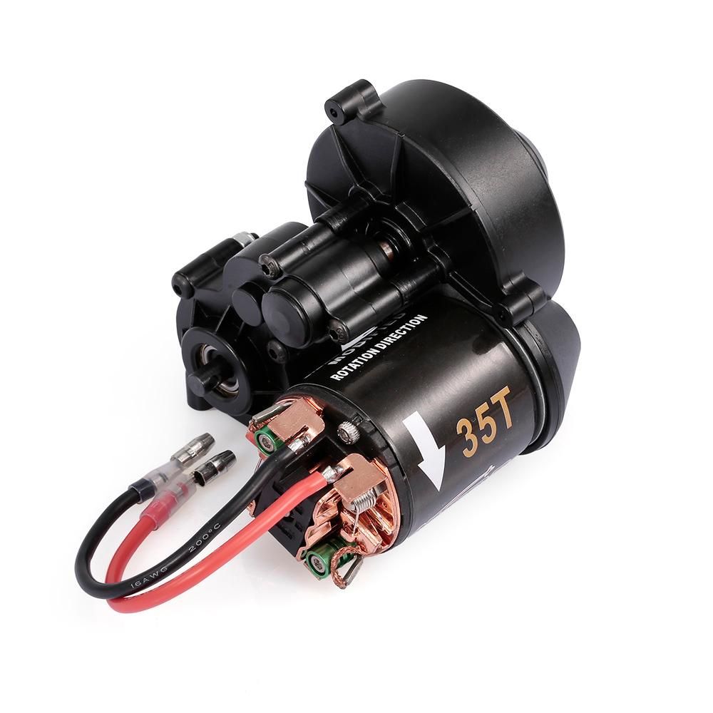 AUSTAR 540 35T RC Brushed Motor with Gear Box for 1/10 Axial SCX10 RC4WD D90 Crawler Climbing RC Car