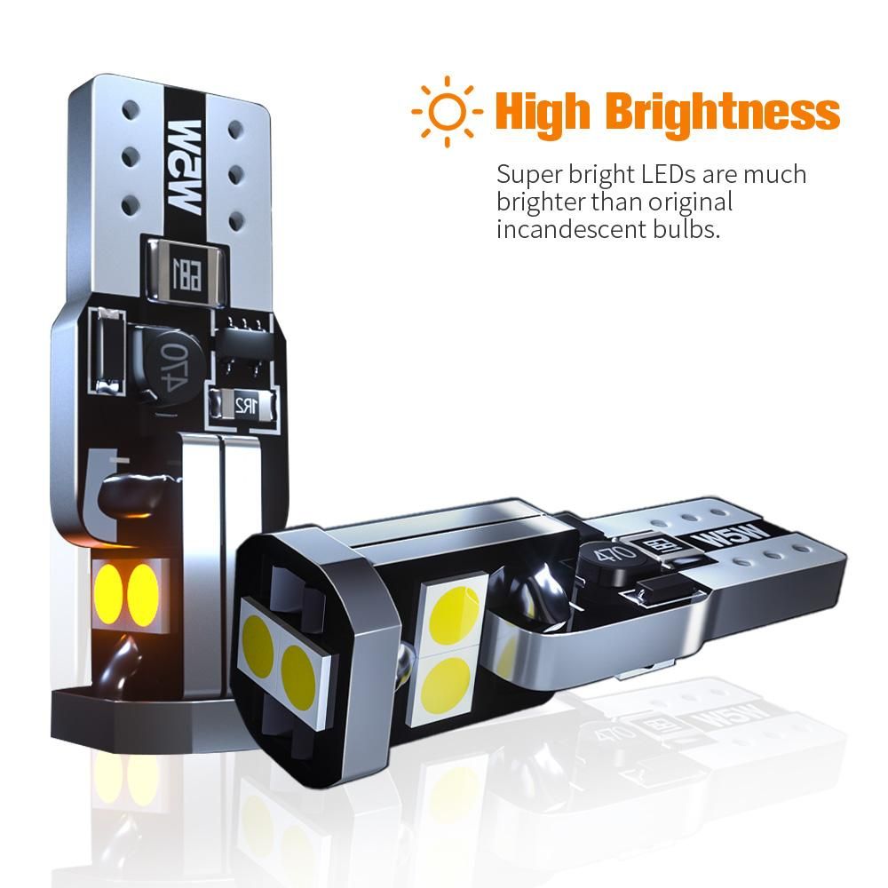 2pcs LED License Plate Light Bulb Accessories For Kia Rio 2000- 2007 2008 2009 2010 2011 2012 2013 2014 2015 2016 2017 2018