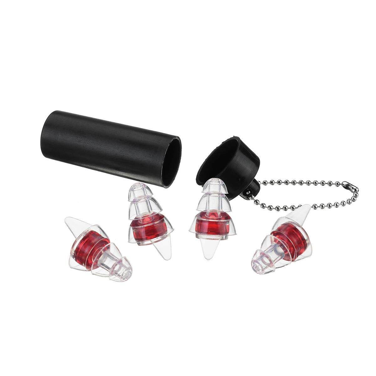 Noise Cancelling Earplugs For Sleeping, VicTsing 4Pcs Professional Noise Cancelling Drummers Red (red)