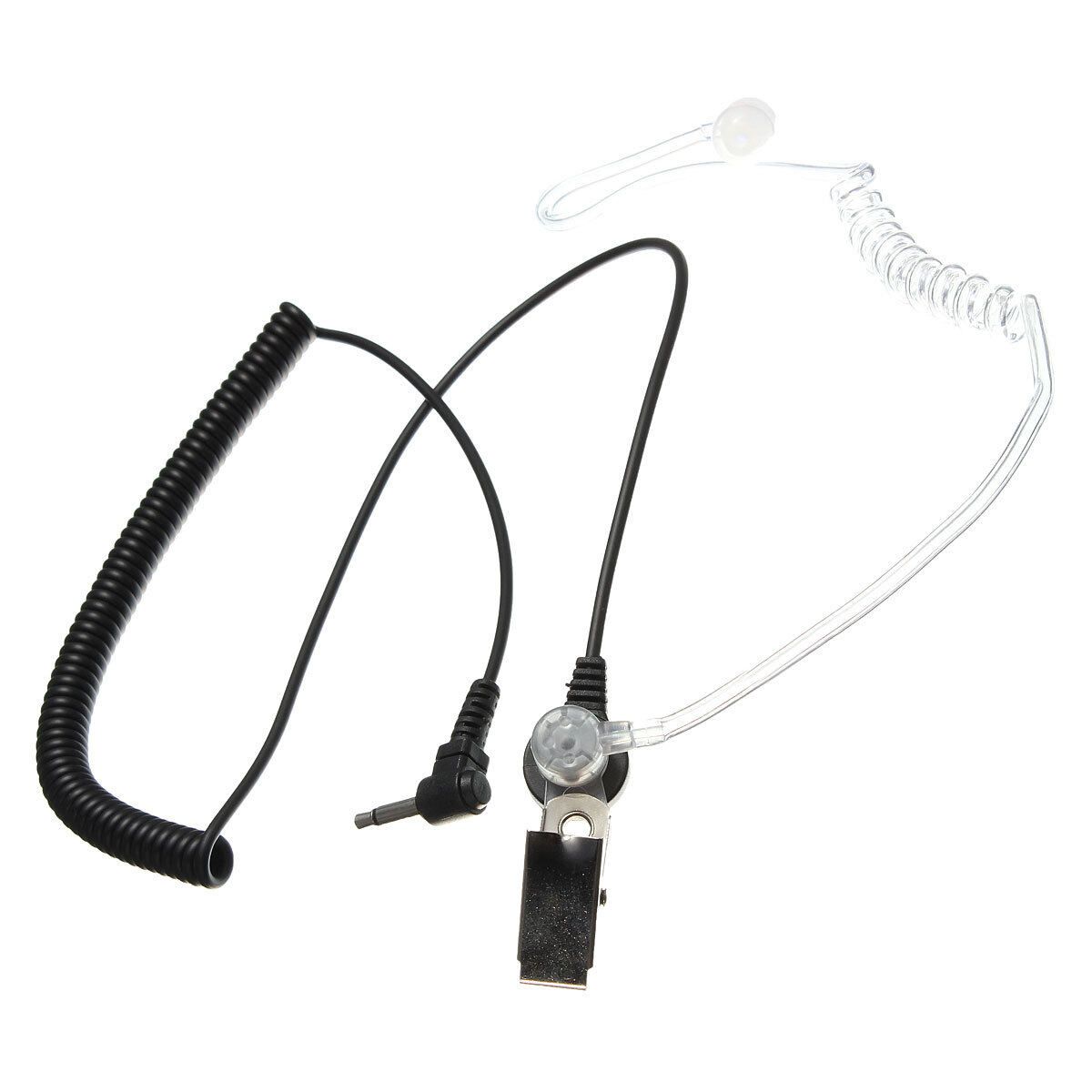 1 Pin Acoustic Tube Mic Covert Earpiece Headset 3.5mm For Motorola ICOM - Intl