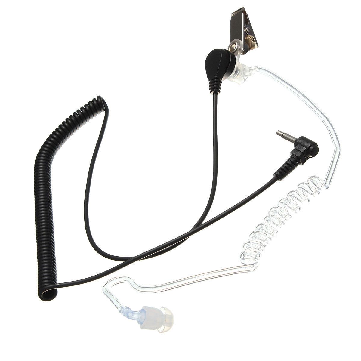 1 Pin Acoustic Tube Mic Covert Earpiece Headset 3.5mm For Motorola ICOM - Intl