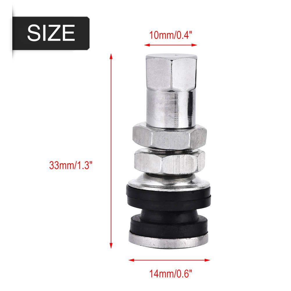 10pcs TR161 Metal Car Truck Motorcycle Bolt In Tire Tyre