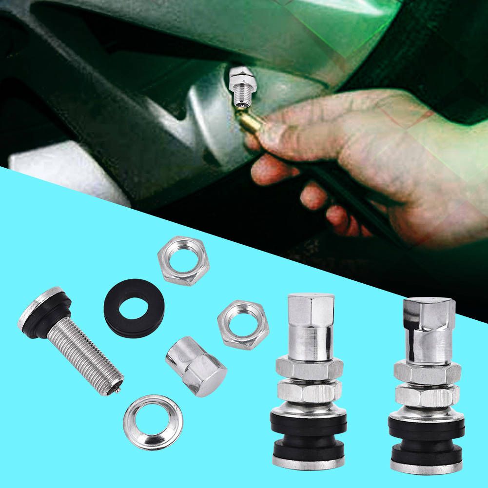 10pcs TR161 Metal Car Truck Motorcycle Bolt In Tire Tyre
