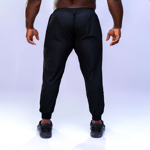Men's Joggers With Drawstrings - Black