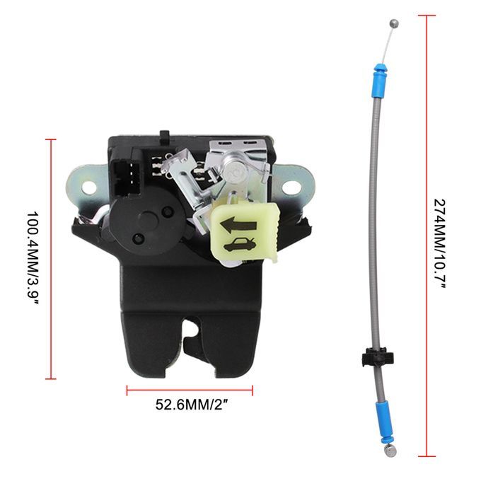 Trunk Latch Replacements Parts Fits For 2015 2016 2017 Hyundai Sonata