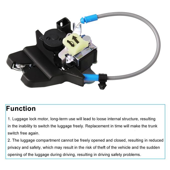 Trunk Latch Replacements Parts Fits For 2015 2016 2017 Hyundai Sonata