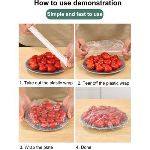 Reusable Food Cover Plastic- 100pcs