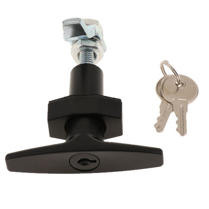 2PCS RV Truck Door Toolbox Cabinet Locking T Handle 100x80mm Threaded