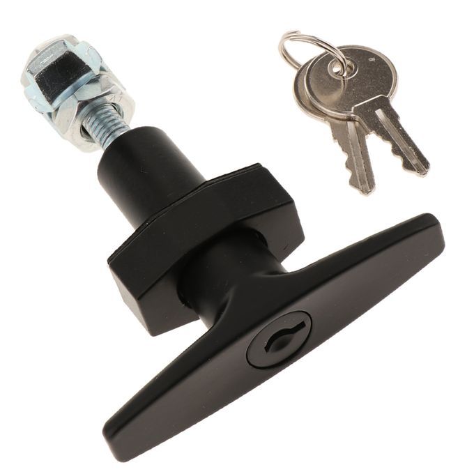 2PCS RV Truck Door Toolbox Cabinet Locking T Handle 100x80mm Threaded