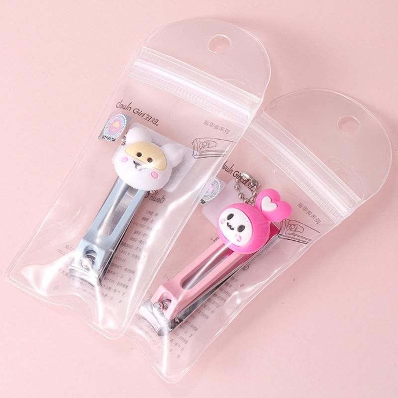 Art Nail Edge Clipper Cutter Pvc Handle Cute Cartoon Shape