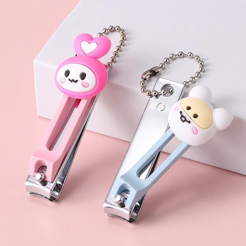 Art Nail Edge Clipper Cutter Pvc Handle Cute Cartoon Shape