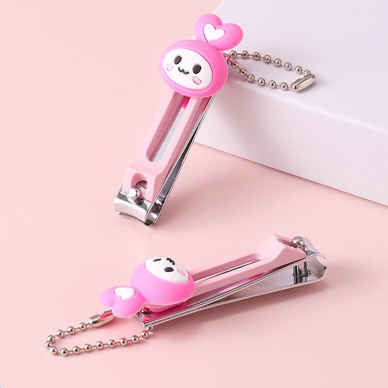Art Nail Edge Clipper Cutter Pvc Handle Cute Cartoon Shape