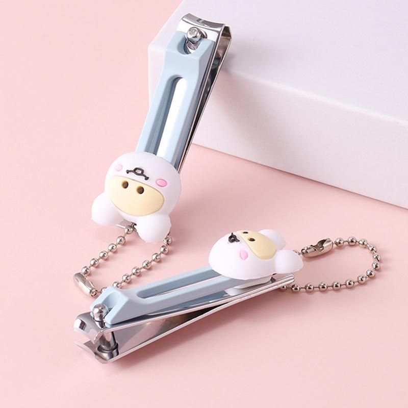 Art Nail Edge Clipper Cutter Pvc Handle Cute Cartoon Shape