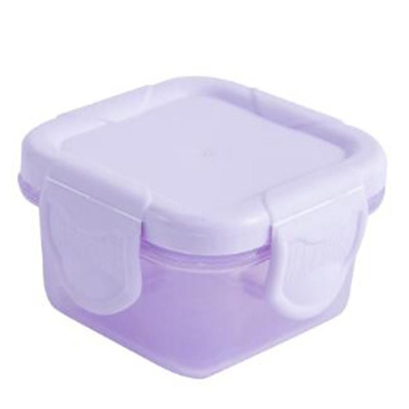1Pc Mini Thickened Sealed Fresh Box Portable Baby Food Storage Freezer Containers 5*5*4cm