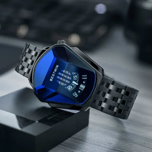 Superior Quality & Non Fading Classy "Black Is Beautiful" Wristwatch For The Lovers Of Black