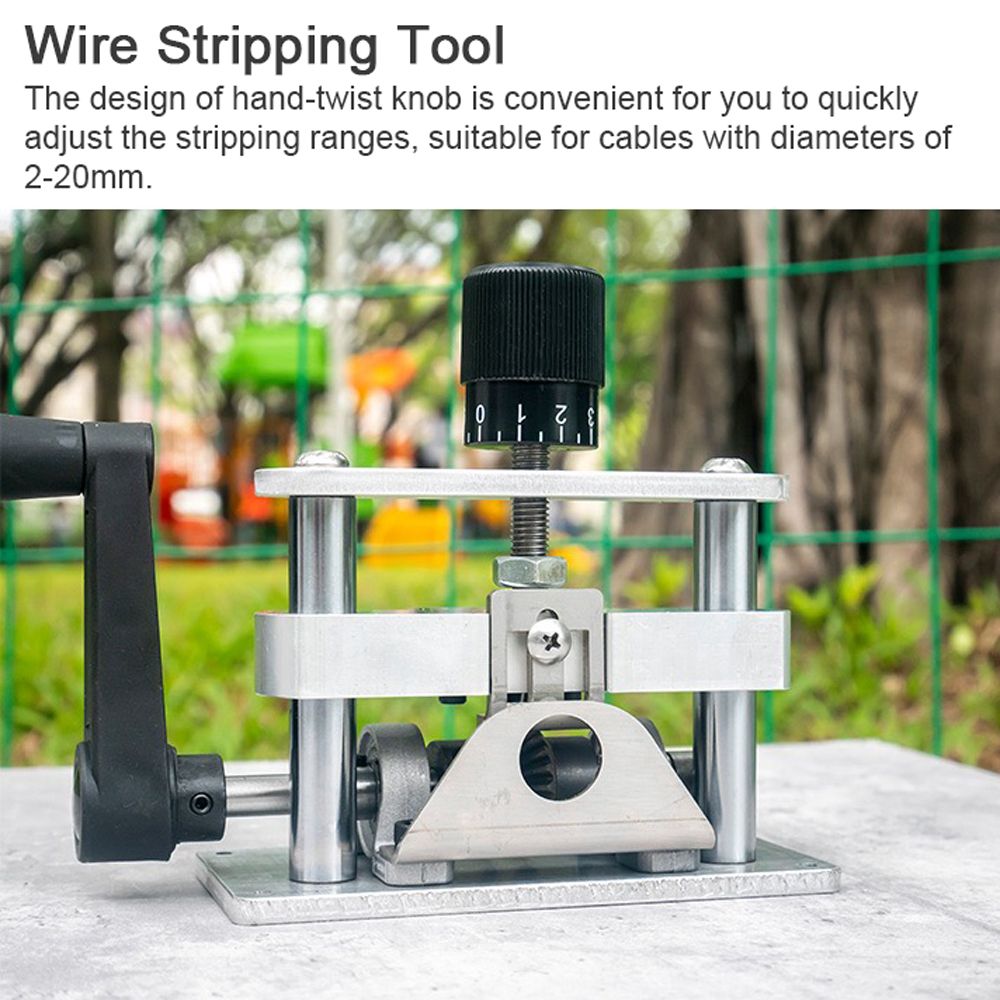 Portable Household Wire Stripper Aluminium Alloy Manual