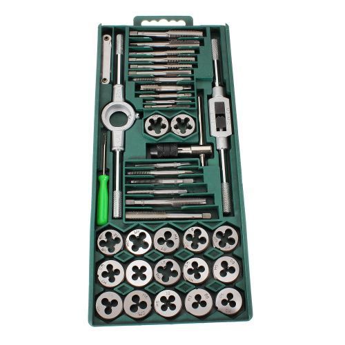 SD 40pcs Alloy Tap And Die Tools Set Combination Thread Taps/Dies