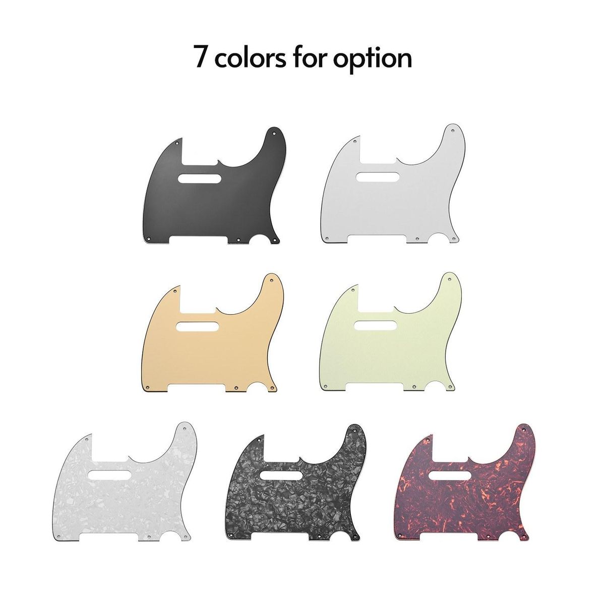 5 Hole TL50S Guitar Pickguard 3 Ply Panels Pickguard for TL Guitar