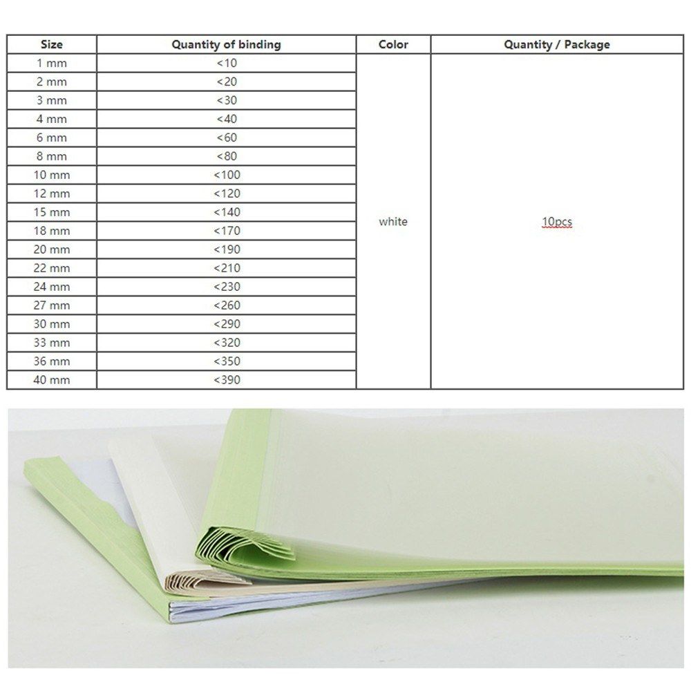10pcs/Set A4 Hot Melt Adhesive Envelope Bookbinding Machine