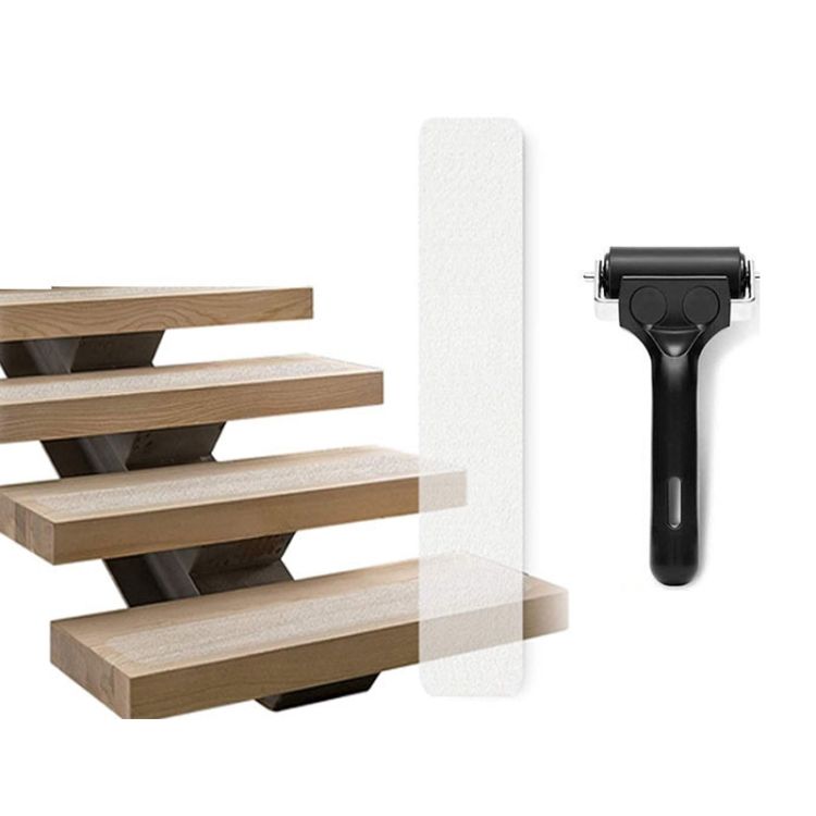 15 PCS PEVA Scrub Stair Non-slip Strip,Size: 15 X 61cm
