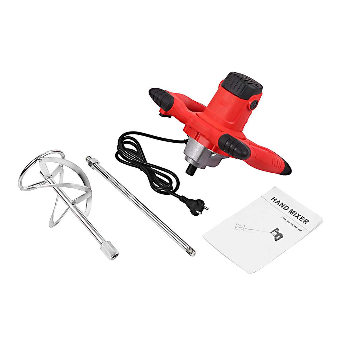 2100W Electric Cement Mixer Stirrer 6-Speed Handheld
