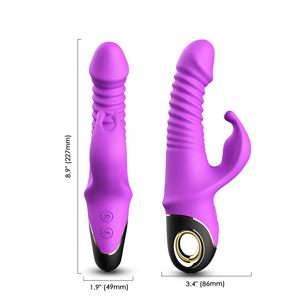 USK-V09 Telescopic Swing Rabbit Head Vibrator Magnetic