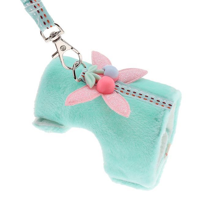 2pcs Soft Small Animal Pet Hamster Chinchilla Harness Vest Leash Lead