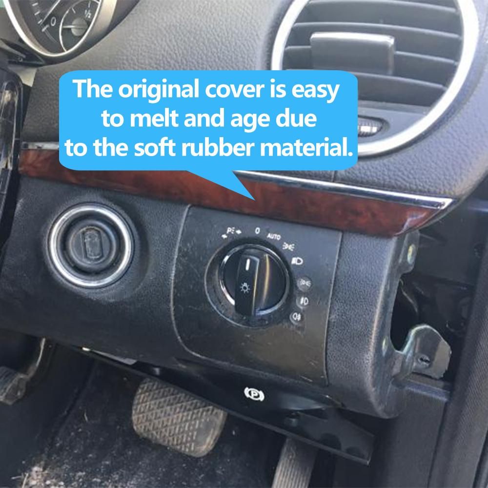 RHD Right Hand Driver Cars Front Headlight Switch Cover Trim For Mercedes Benz W164 ML GL 300 350 450 500 2005-2011