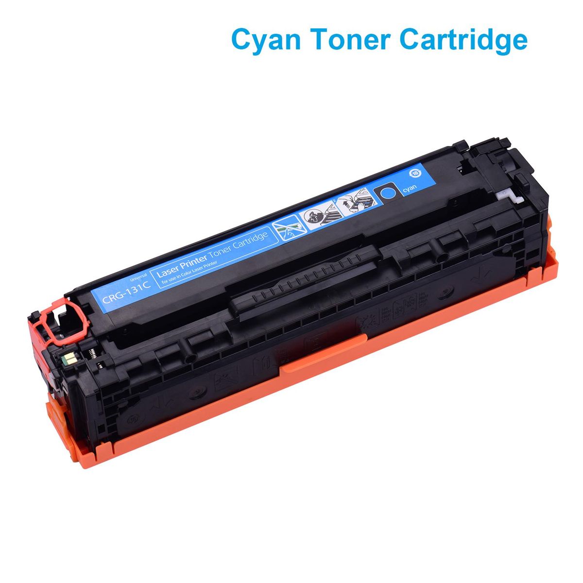 Compatible Toner Cartridge Replacement for CRG-131 Toner with Chip Compatible with LBP7100Cn/LBP7110Cw/iC MF8230Cn/MF8280Cw/MF8250Cn/MF628Cw/MF623Cn/MF624Cw/MF626Cn Printer(Cyan,1 Pack)