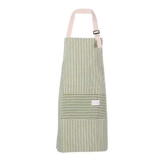 Women Apron Stripe Sleeveless